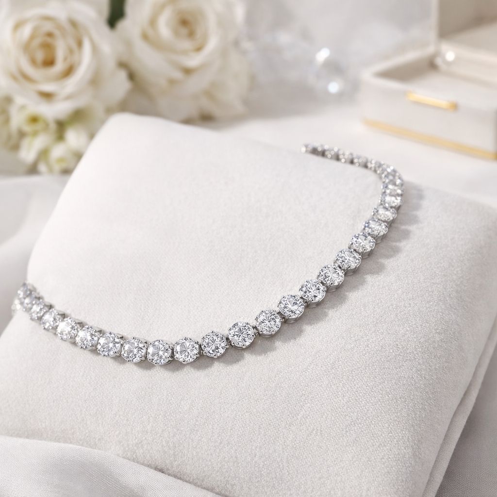 Elegant Moissanite Tennis Bracelet
